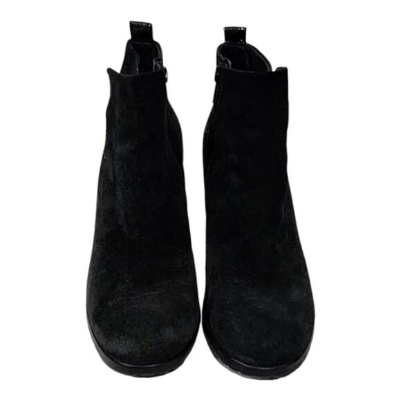 Paul Green rocking ankle boots black suede and metallic leather women's Size 7.5 - Picture 8 of 13